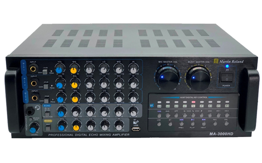 Martin Roland MA3000HD Professional Digital 1600W Echo Mixing Amplifier