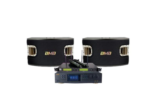 Karaoke Package: BMB DAR-350HD2 Mixing Amplifier,BMB CSV-900 12" Speakers,Empire SNT-900 Wireless Microphone